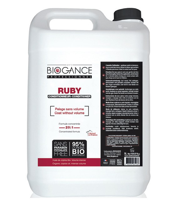 Apres-Shampoing Texturisant 20 L Biogance Ruby