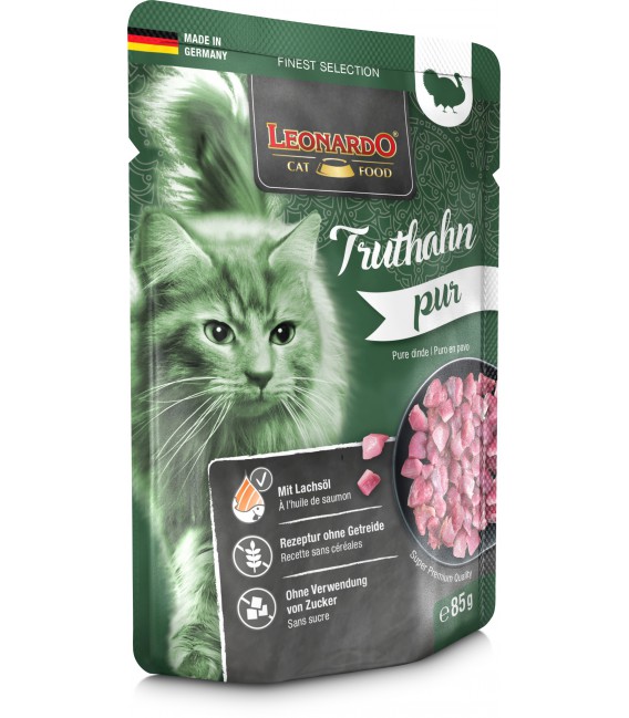 Sachet Leonardo 16x85 G Dinde Pur