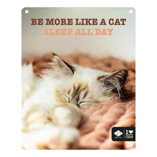 Panneau ILHC, "sleep all day", 20x25 cm – Image 2