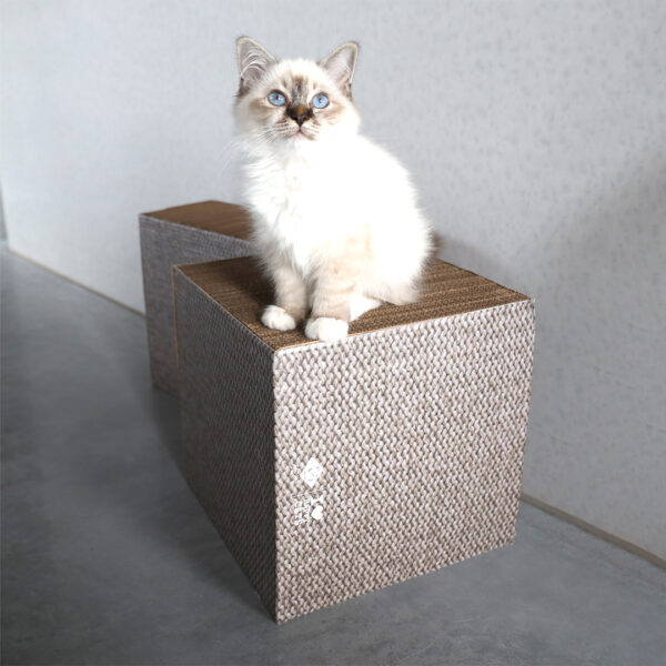 Griffoir FREYA bloc L, 30x30x30cm, beige – Image 4