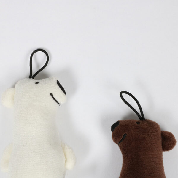 Peluche ours BARRY, 2 pces, 13x5x3cm – Image 2