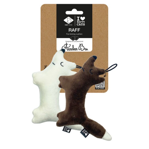 Peluche renard RAFF, 2 pces, 16x12x3cm – Bild 2