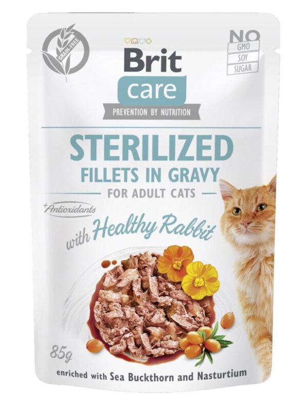 Adult in Gravy Healthy Lapin Sterilized 24x 85 Brit Care