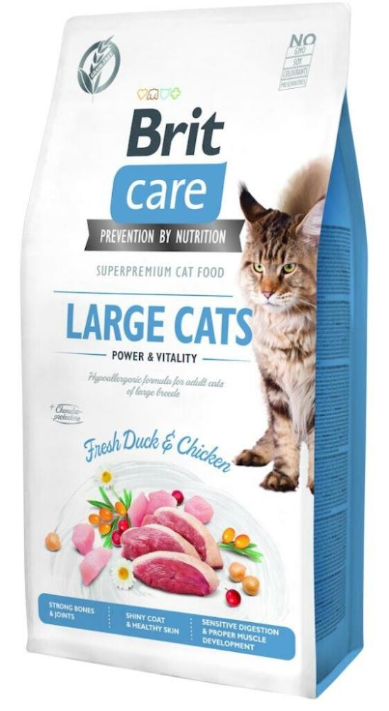 Adult Large Power+Vitality Canard Poulet 7kg Brit Care