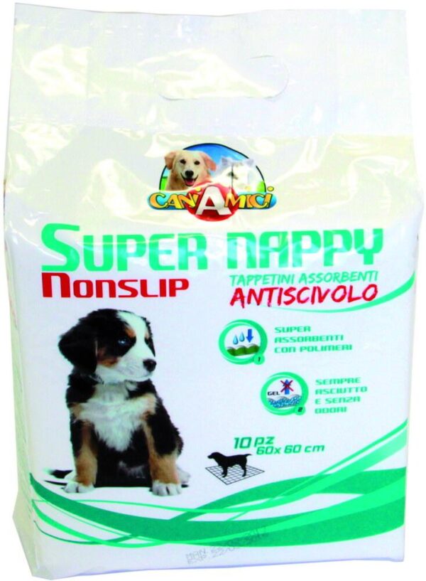 Super Nappy Nonslip alèse absorbante 60 x 90 cm 10 pces
