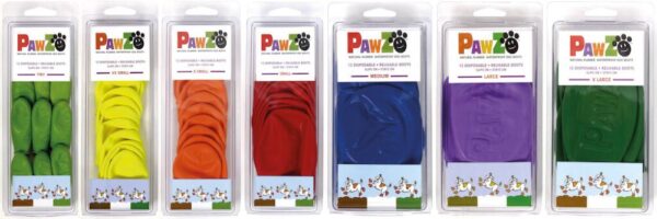 PawZ Dog Boots 12x XS Orange
