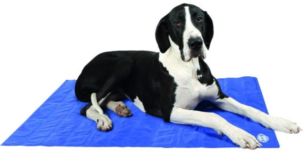 Self Cooling Gel Mat blue 92 x 69 cm