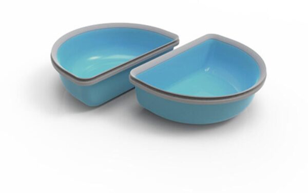 Set de demi-gamelles pour SureFeed bleu