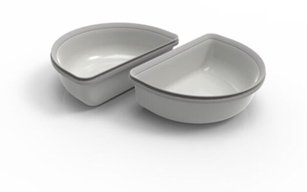 Set de demi-gamelles pour SureFeed gris