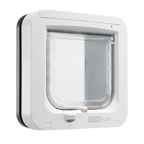 SureFlap Chatière à puce électronique gris/blanc 2 pièces