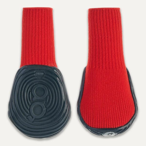 Regular Red/Black S Gooeez Dog Boots 1 paire