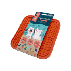 Tapis A Lecher Bubichef Lickfour, Orange