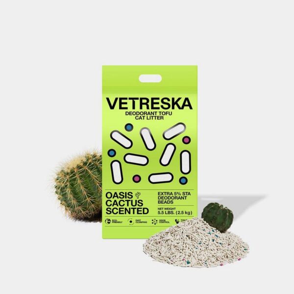 Litière Tofu, Oasis Cactus – Bild 3